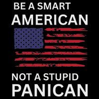 Funny Be A Smart American Not A Stupid Panican Crop Top