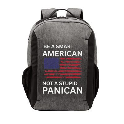 Funny Be A Smart American Not A Stupid Panican Vector Backpack