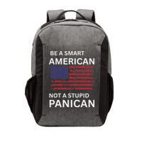 Funny Be A Smart American Not A Stupid Panican Vector Backpack