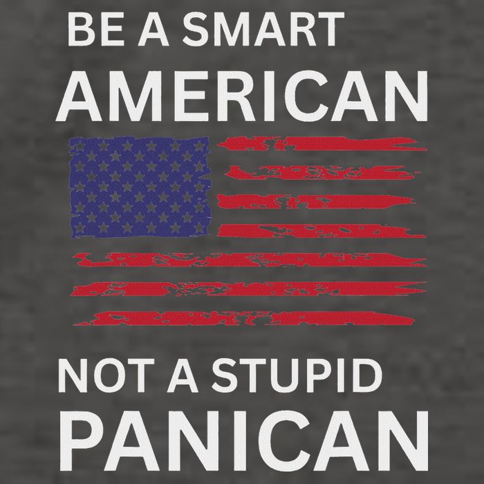 Funny Be A Smart American Not A Stupid Panican Vector Backpack