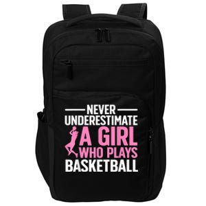 Funny Basketball Art For Basketball Player Impact Tech Backpack