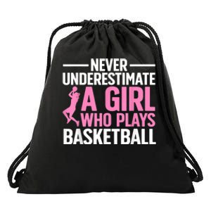 Funny Basketball Art For Basketball Player Drawstring Bag