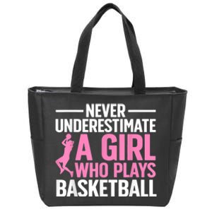 Funny Basketball Art For Basketball Player Zip Tote Bag