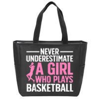 Funny Basketball Art For Basketball Player Zip Tote Bag