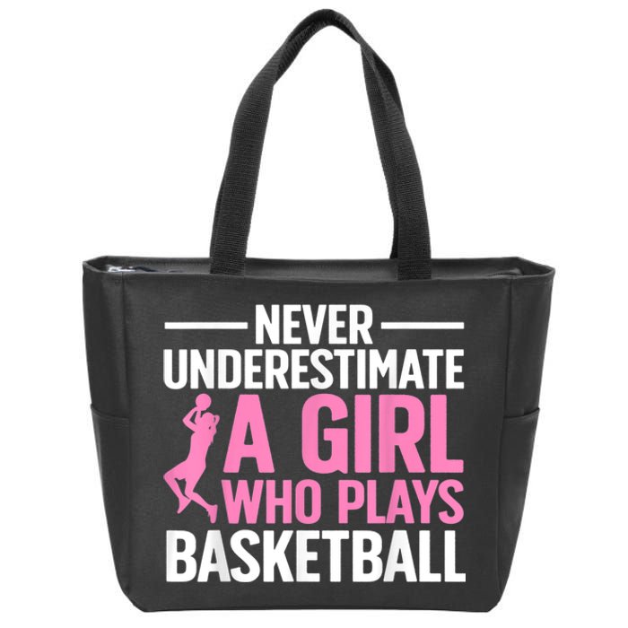 Funny Basketball Art For Basketball Player Zip Tote Bag