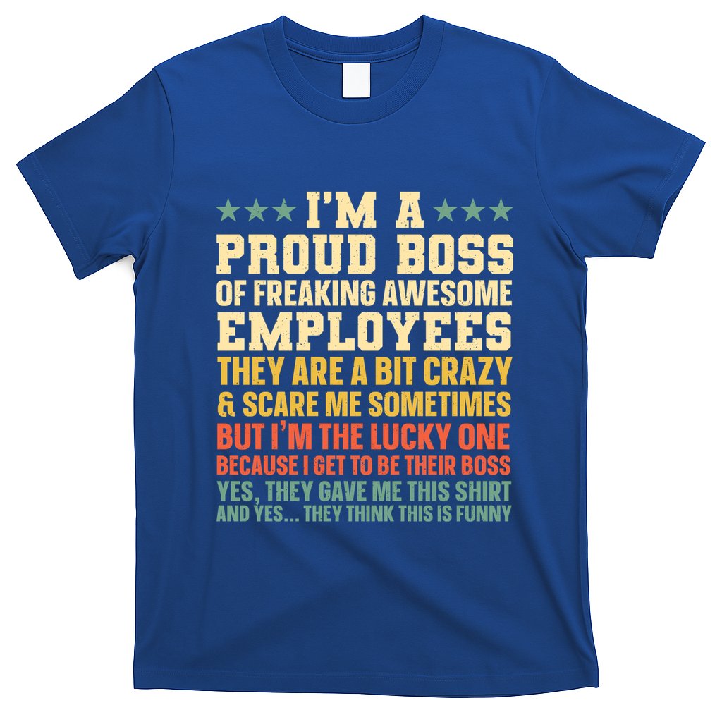 Funny Boss Art Dad Mom Boss Appreciation Day Cute Gift T-Shirt