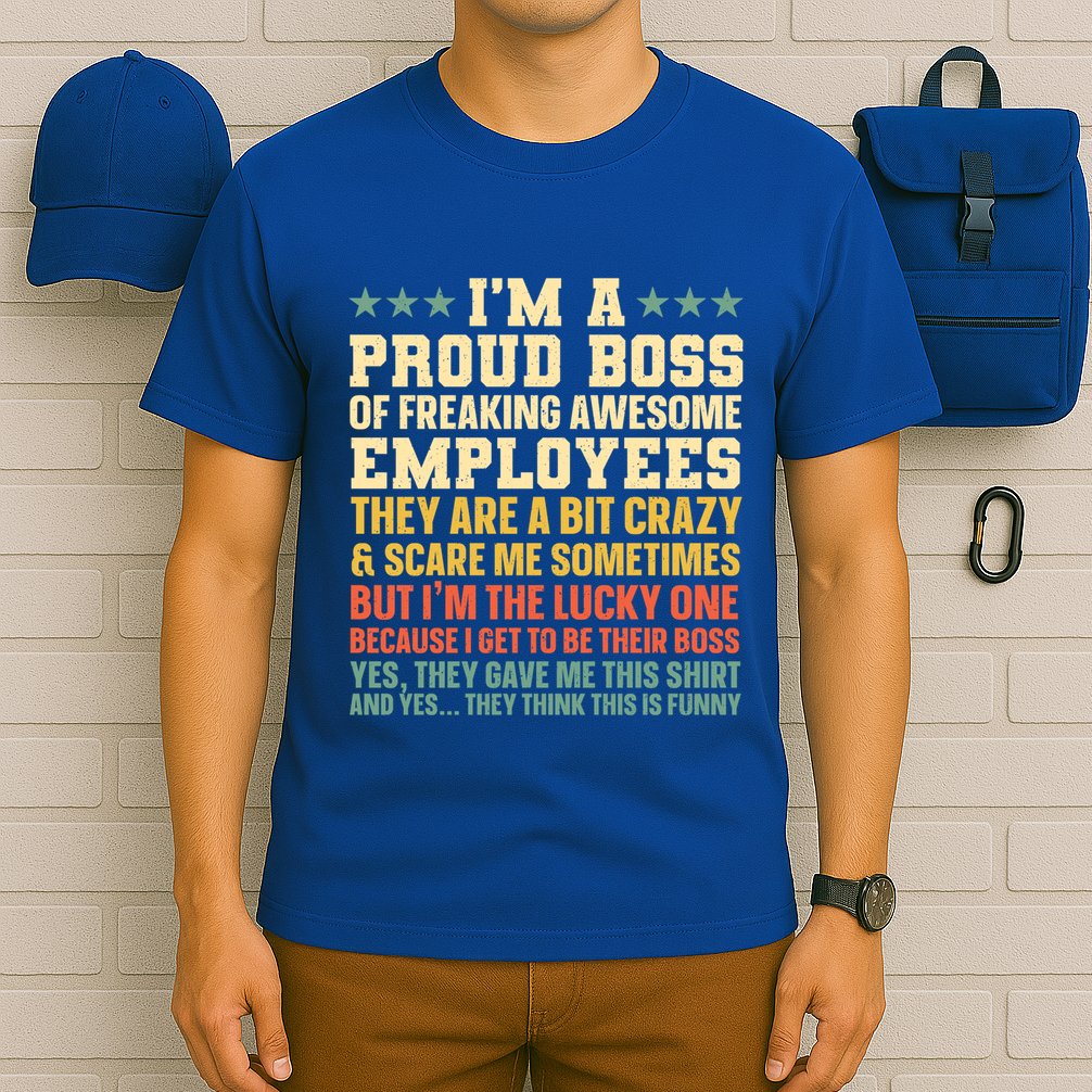 Funny Boss Art Dad Mom Boss Appreciation Day Cute Gift T-Shirt