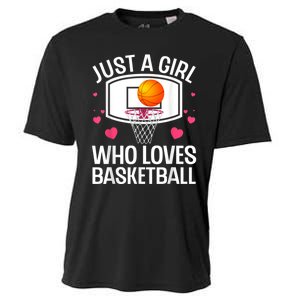 Funny Basketball Art For Women College Basketball Lover Cooling Performance Crew T-Shirt