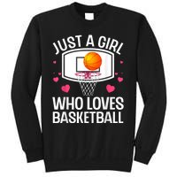 Funny Basketball Art For Women College Basketball Lover Sweatshirt