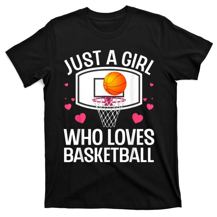 Funny Basketball Art For Women College Basketball Lover T-Shirt