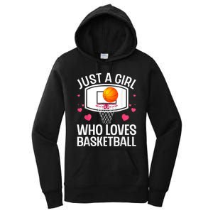 Funny Basketball Art For Women College Basketball Lover Women's Pullover Hoodie