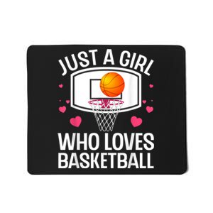 Funny Basketball Art For Women College Basketball Lover Mousepad