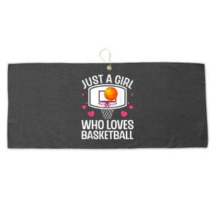 Funny Basketball Art For Women College Basketball Lover Large Microfiber Waffle Golf Towel