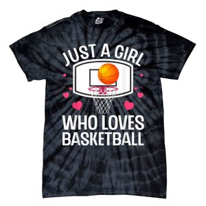 Funny Basketball Art For Women College Basketball Lover Tie-Dye T-Shirt