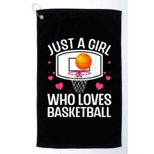 Funny Basketball Art For Women College Basketball Lover Platinum Collection Golf Towel