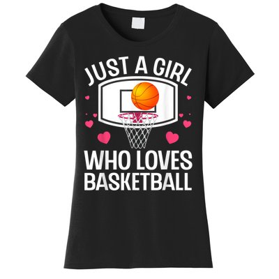 Funny Basketball Art For Women College Basketball Lover Women's T-Shirt