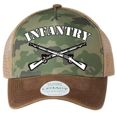 Fort Benning Army Infantry Crossed Rifles Legacy Tie Dye Trucker Hat