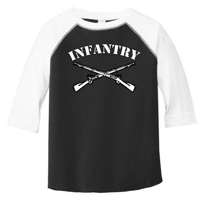 Fort Benning Army Infantry Crossed Rifles Toddler Fine Jersey T-Shirt