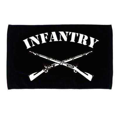 Fort Benning Army Infantry Crossed Rifles Microfiber Hand Towel