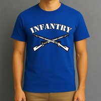 Fort Benning Army Infantry Crossed Rifles T-Shirt