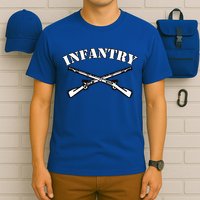 Fort Benning Army Infantry Crossed Rifles T-Shirt