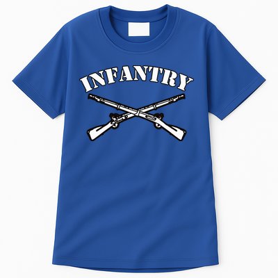 Fort Benning Army Infantry Crossed Rifles Tall T-Shirt