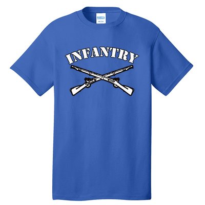 Fort Benning Army Infantry Crossed Rifles Tall T-Shirt