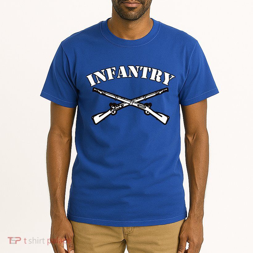 Fort Benning Army Infantry Crossed Rifles Tall T-Shirt