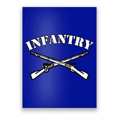 Fort Benning Army Infantry Crossed Rifles Poster