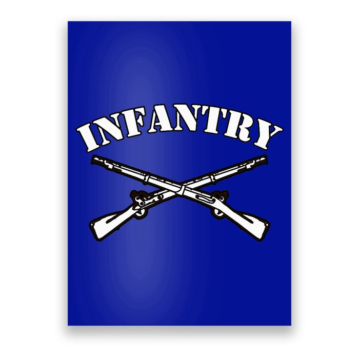 Fort Benning Army Infantry Crossed Rifles Poster