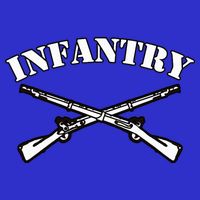 Fort Benning Army Infantry Crossed Rifles Poster
