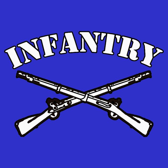 Fort Benning Army Infantry Crossed Rifles Poster