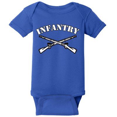 Fort Benning Army Infantry Crossed Rifles Baby Bodysuit