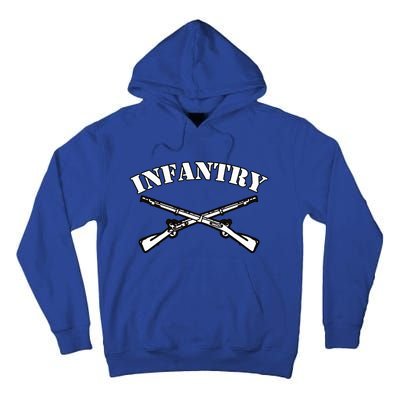 Fort Benning Army Infantry Crossed Rifles Tall Hoodie