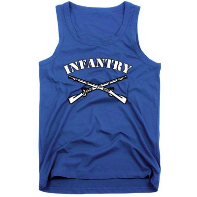 Fort Benning Army Infantry Crossed Rifles Tank Top