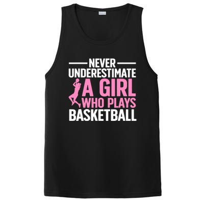 Funny Basketball Art For Teens Basketball Player PosiCharge Competitor Tank