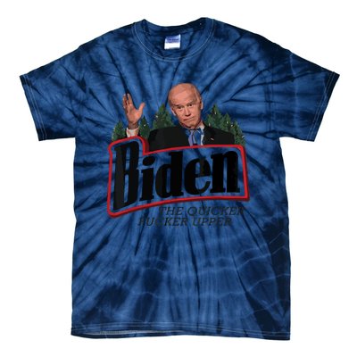 Funny Biden Anti Biden Fjb Funny Political Humor Quicker Fucker Upper Tie-Dye T-Shirt