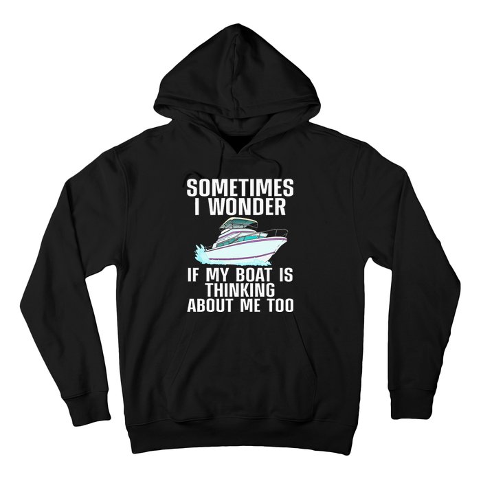 Funny Boat Art Boating Watercraft Boat Owner Hoodie