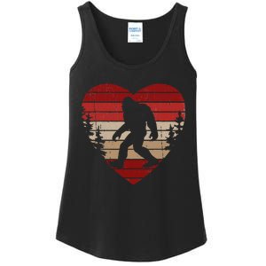 Funny Bigfoot Armwrestling Sasquatch Arm Wrestler Ladies Essential Tank