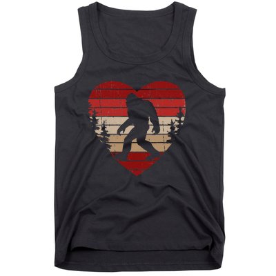 Funny Bigfoot Armwrestling Sasquatch Arm Wrestler Tank Top