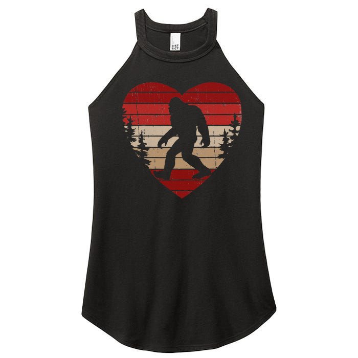 Funny Bigfoot Armwrestling Sasquatch Arm Wrestler Women's Perfect Tri Rocker Tank