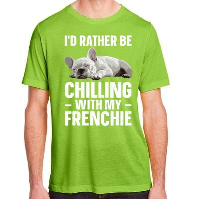 French Bulldog Art French Bulldog Frenchie Adult ChromaSoft Performance T-Shirt