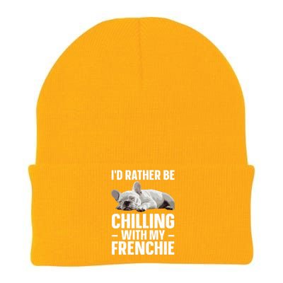 French Bulldog Art French Bulldog Frenchie Knit Cap Winter Beanie