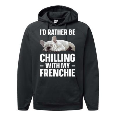 French Bulldog Art French Bulldog Frenchie Performance Fleece Hoodie