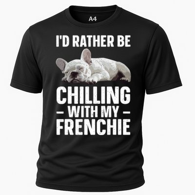 French Bulldog Art French Bulldog Frenchie Cooling Performance Crew T-Shirt