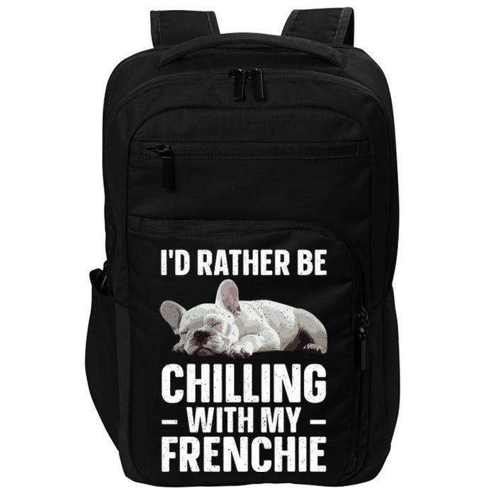 French Bulldog Art French Bulldog Frenchie Impact Tech Backpack