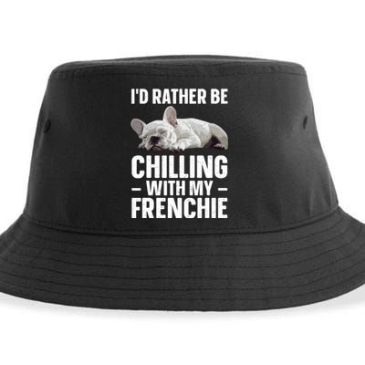 French Bulldog Art French Bulldog Frenchie Sustainable Bucket Hat