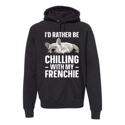 French Bulldog Art French Bulldog Frenchie Premium Hoodie