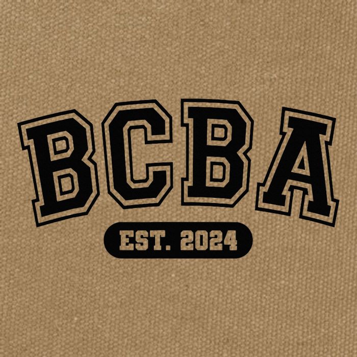 Future Behavior Analyst Bcba In Progress Training Est 2024 Cotton Canvas Backpack