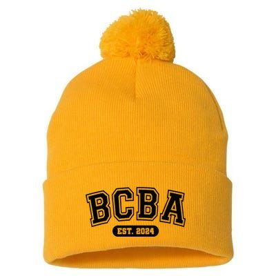 Future Behavior Analyst Bcba In Progress Training Est 2024 Pom Pom 12in Knit Beanie